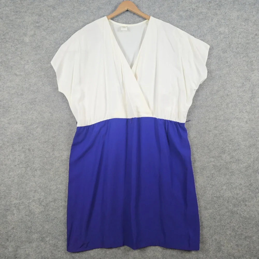 David Rose Women's 2-Pc Dress & Robe/Jacket Set Size 26‎ Purple White Vintage